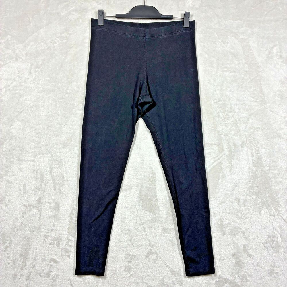 Maggie's Organics Organic Cotton Base Layer Leggings Ankle Women's Large Stretch